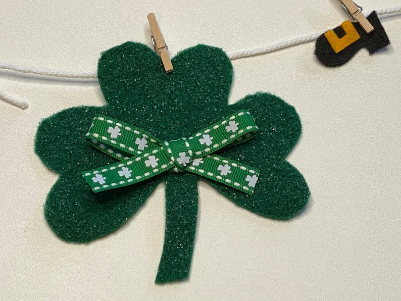 St. Patrick's Day Garland Leprechaun Banner Clothesline Laundry Bunting image 5