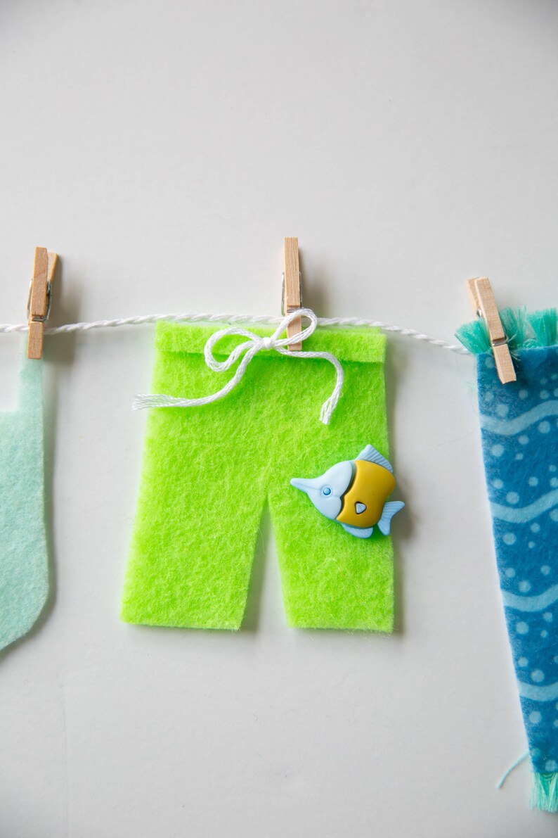 Summer Kid's Pool Swimming Clothesline Banner Garland Etsy