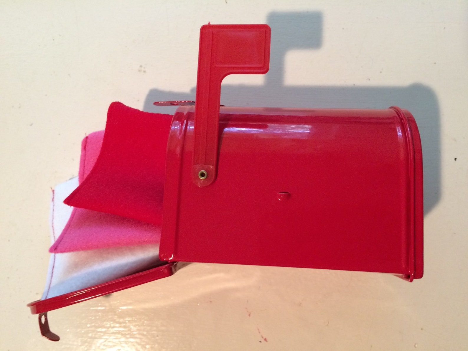 Pretend Play Mailbox Set with 3 Felt Valentine's Day Etsy