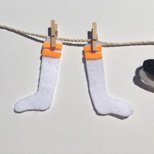 Miniature Felt Hockey Player's Clothesline Decoration - Etsy