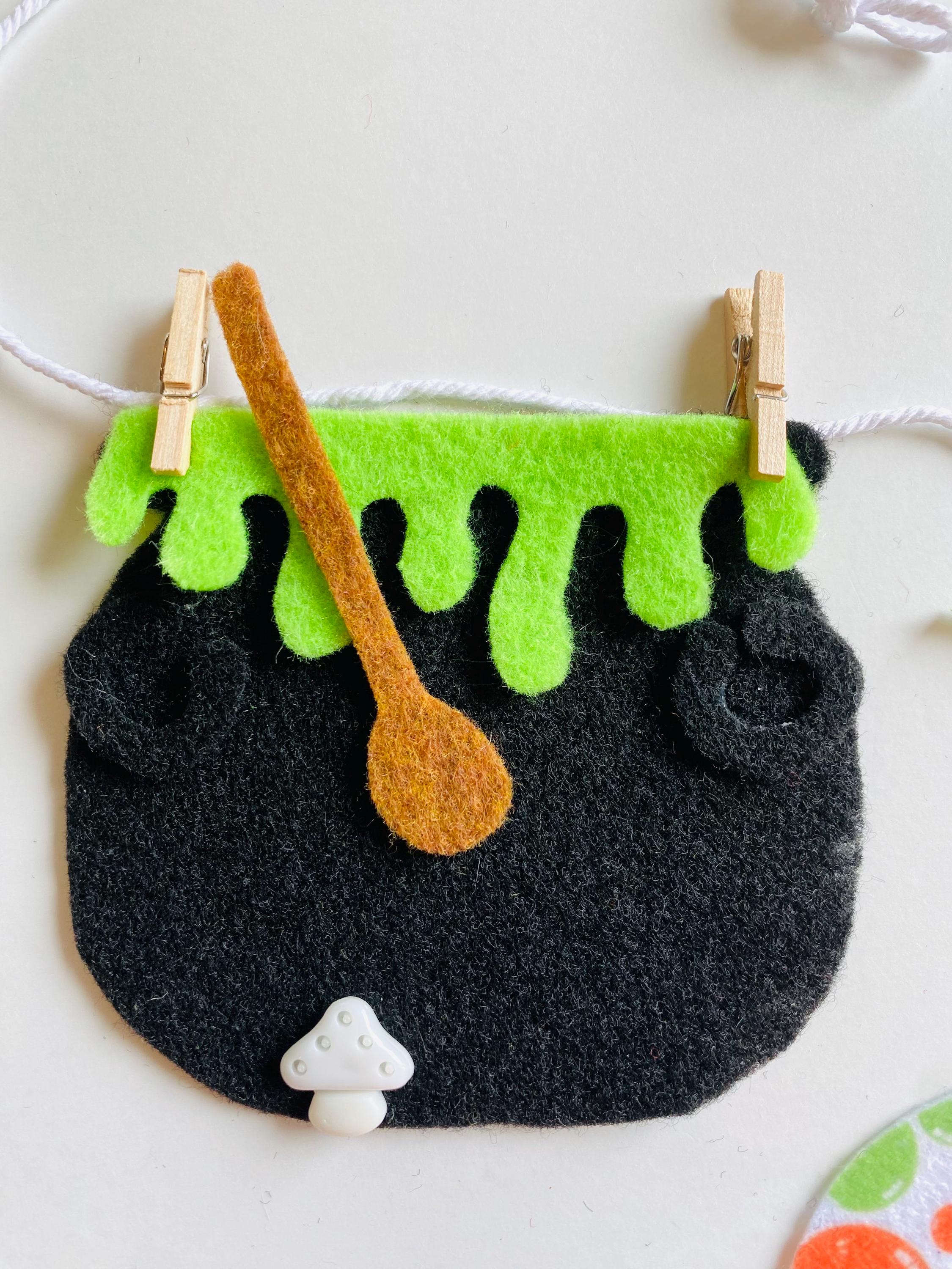 Whaline Halloween 'Trick Or Treat' Banner Aus Jute – 3 M Lange Wimpelkette Für Kamin, Wand & Partydeko, Fertig Montiert