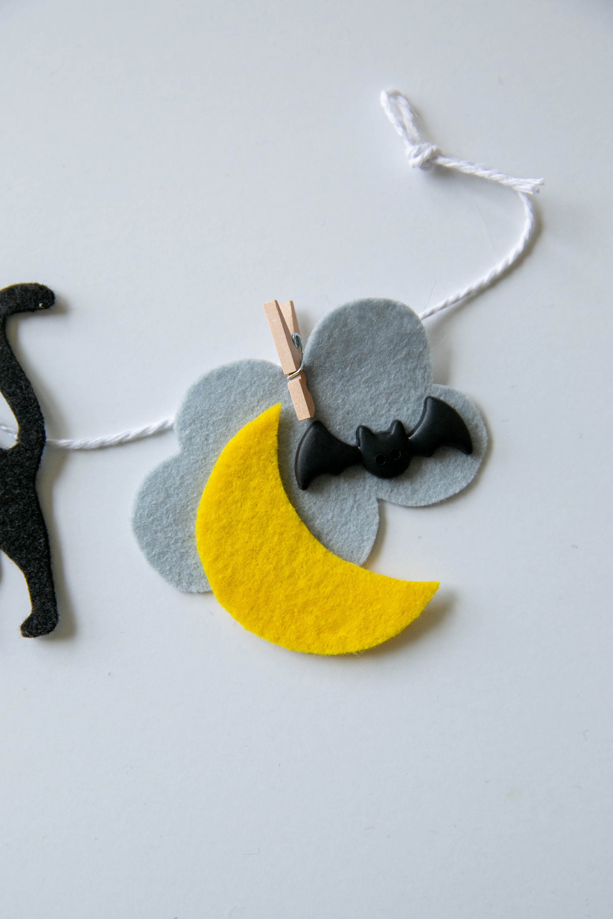 Whaline Halloween 'Trick Or Treat' Banner Aus Jute – 3 M Lange Wimpelkette Für Kamin, Wand & Partydeko, Fertig Montiert
