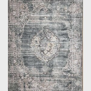 4.10 x 6.90ft Dervish Whirl Multicolor Rug –  Handmade Turkish medium Area Rug - Decorative Rug - Medium Area Rug - Living room Rug  Rugs