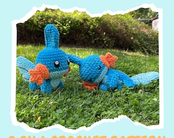 Sleepy/Standing Kipper Crochet Pattern | 2-in-1 Amigurumi | PDF Pattern Download