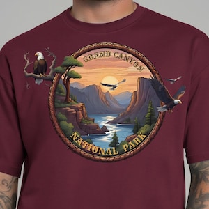 Grand Canyon Sunset T-Shirt: Vintage Travel Souvenir