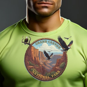 Vintage Grand Canyon Graphic Tee: National Park Souvenir T-Shirt