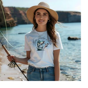 Fishing Adventure Unisex Tee,  Funny Fishing Shirt,  for ,Fishing Lovers Gift ,Unisex Tee, Women Fisherman Fishing Graphic Tee, Fishy Fishy