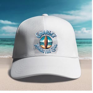 Surf Adventure Cap - Unisex Surfing Hat for Beach Waves, Gnarly Surfboard Accessories, Summer Beachwear