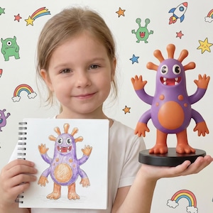 Turn Kids Drawing Into Figure – Custom Child Artwork Toy