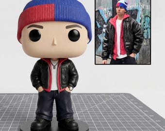 Spersonalizowana figurka Funko Pop z Twojego zdjęcia – spersonalizowany prezent w szklanym pudełku 3D