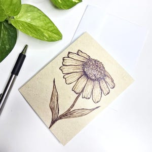 Cartes florales vierges - Sans mots - Carte florale pour la fête des Mères