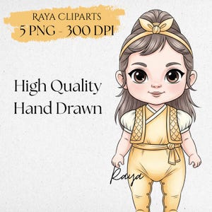 Baby Raya Clipart, Princess Raya PNG, Printable Princess, Raya Baby ...