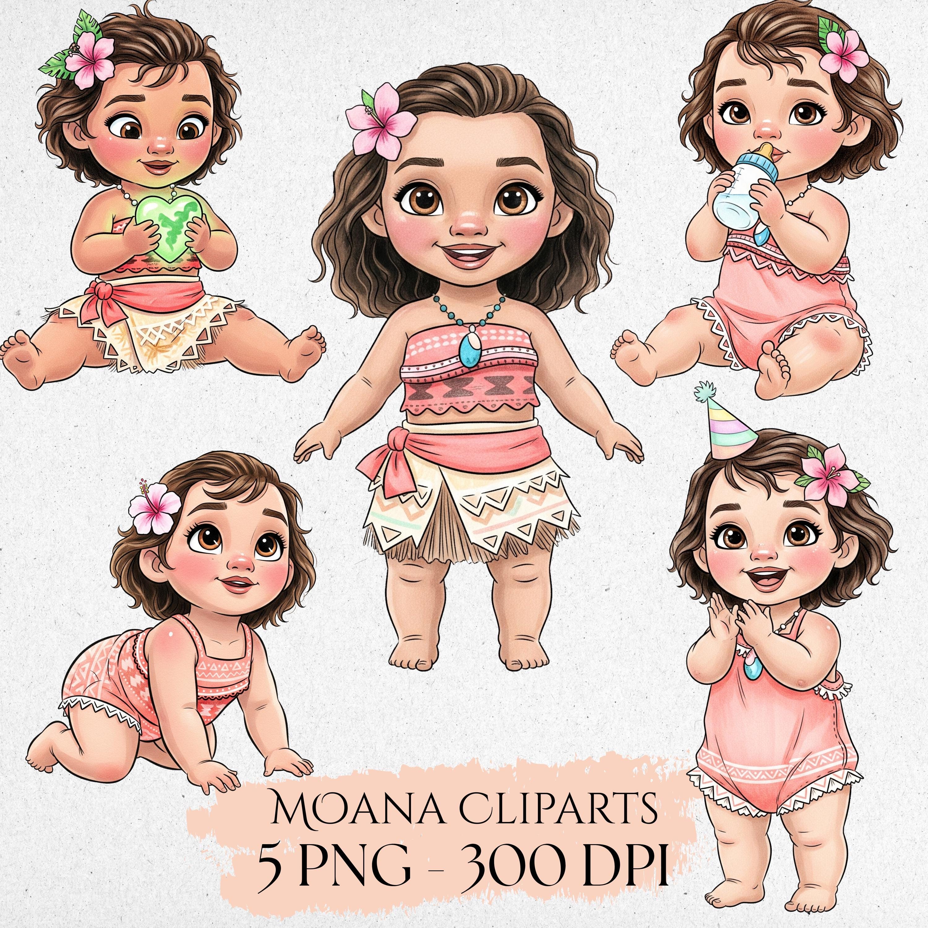 Peluche Vaiana Disney PTS Moana bébé enfant 25 cm