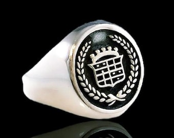 Cadillac Presidential Sterling Silver 925 Ring