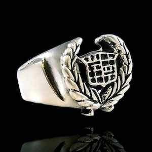 Rare CAR Cadillac Sterling Silver Ring 925