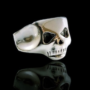 Johnny Depp SKULL RING Exact Jack Sparrow solid sterling silver 925