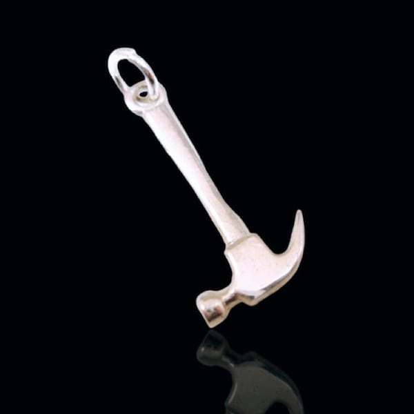 Silver Hammer Charms Etsy