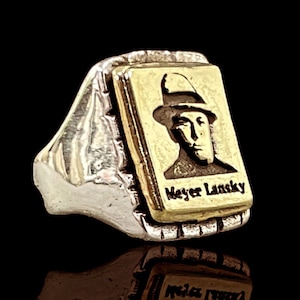 Counselor Meyer Lansky Meier Suchowlański NY Mafia Boss Ring By Ezi Zino