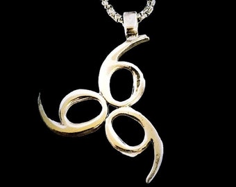 Etoile Coin Necklace（Silver）【Silver925】 Ezi Zino Devil's Trinity Number of the Beast 666 Pendant Solid