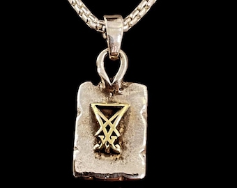 Sigil of Lucifer Satan Seal Handmade Pendant