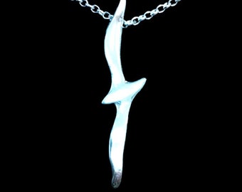 Seagull Bird by Ezi Zino Designers Hand Made  Silver Sterling Pendant