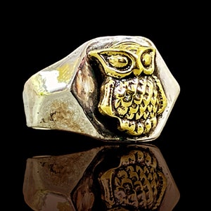 Owl of Wisdom Athena Tetradrachm Ancient Greek Handmade Solid Sterling Silver 925