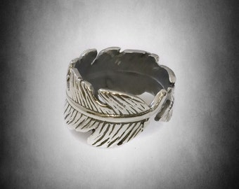 feathers Sterling Silver 925 Ring