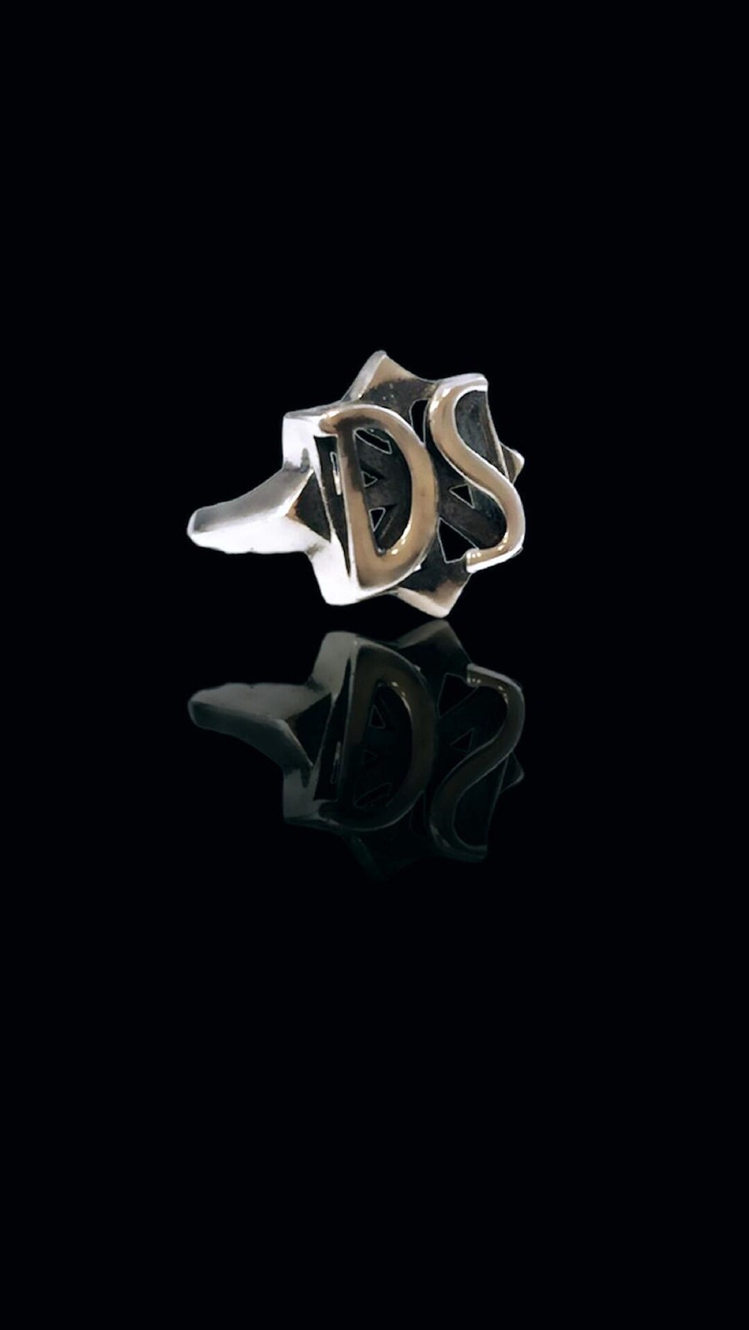 アクセサリー Vintage Silver Thick Shaft Ring 925 Vintage Silver Thick Shaft Ring 925