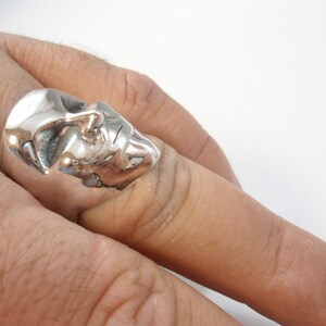 Guy Fawkes Occupy Anonymous Mask Ring Sterling Silver Original Ezi Zino ...