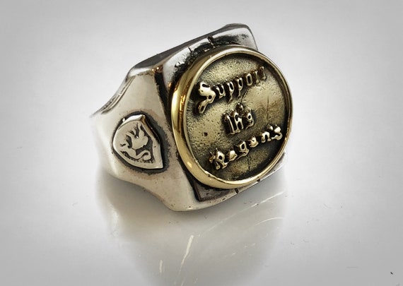 Support 16's Forever Brass Sterling Silver 925 Ring