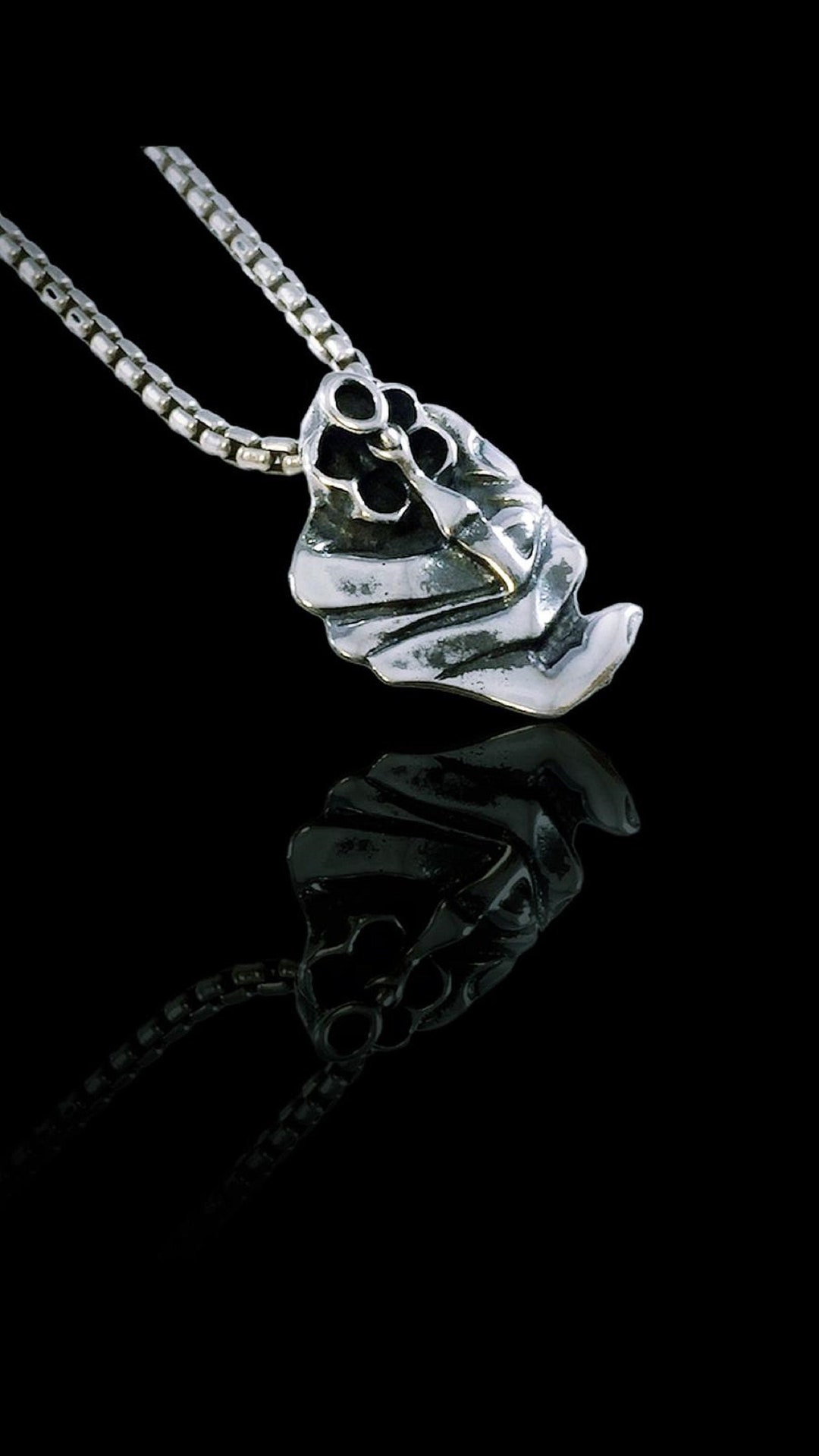 1er Outlaw Pendant Sterling Silver Harley Biker Pistol Ezi Zino Etsy