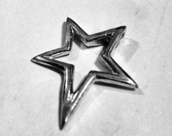 Sterling Silver 925 Charm Star Pendant