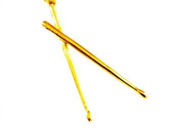 Drum Sticks 14K Yellow gold  Pendant