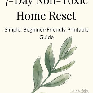 7-Day Toxin-Free Home Reset – Simple Non-Toxic Cleaning & Decluttering Plan