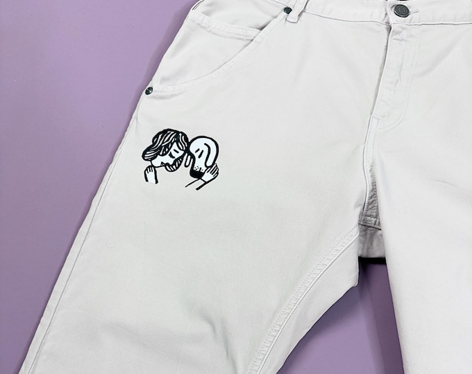 "Love" Off-white Pants | S-L | feat.  Artur Blusiewicz