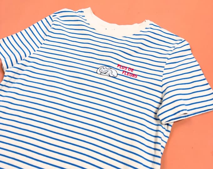 "Pretzel" Cotton Striped T-Shirt  | feat. Artur Blusiewicz | XS-M