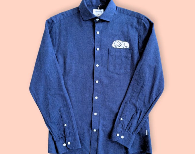 PRETZEL x Artur Blusiewicz | upcycled delicate flannel cotton shirt | XS-M