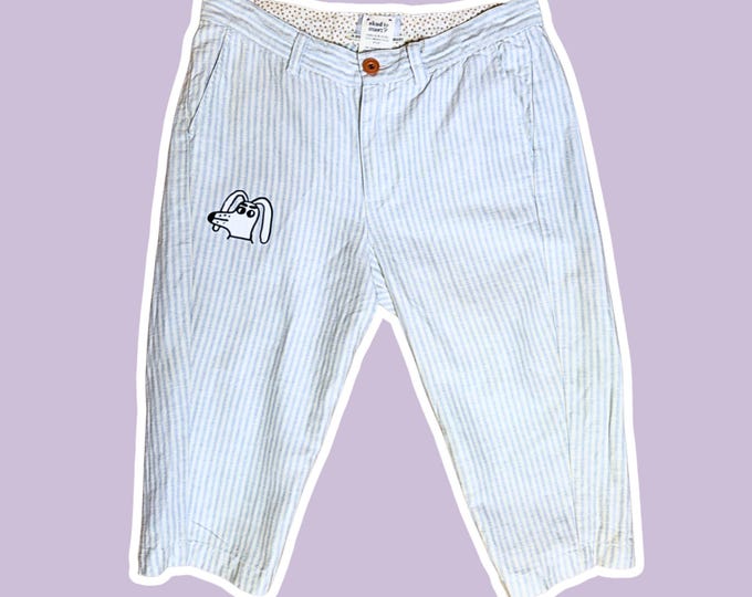 "Weirdo" Linen Shorts | S-M | feat. Artur Blusiewicz