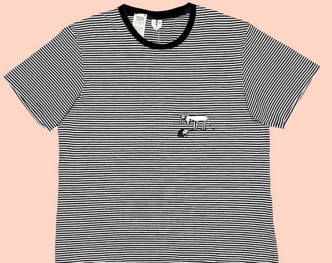 ALARM CLOCK x Artur Blusiewicz | reworked Arket striped cotton tee | Xs-XL