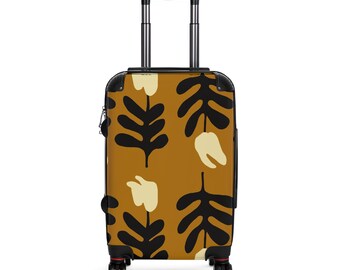 Butternut Tulips original art suitcase