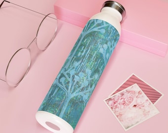First Frost original art slim water bottle