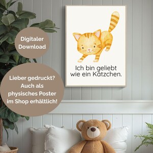 Regalo para niños, decoración de habitación infantil, cuadro de pared, póster para habitación de bebé, cuadro de pared de animales, regalo de animales para habitación infantil, cumpleaños, afirmaciones para niños.