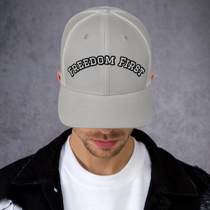 Freedom First Trucker Hat – Classic Mesh Back Cap