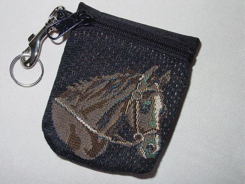 Horses Head Tapestry Belt PackKey Chain Combo