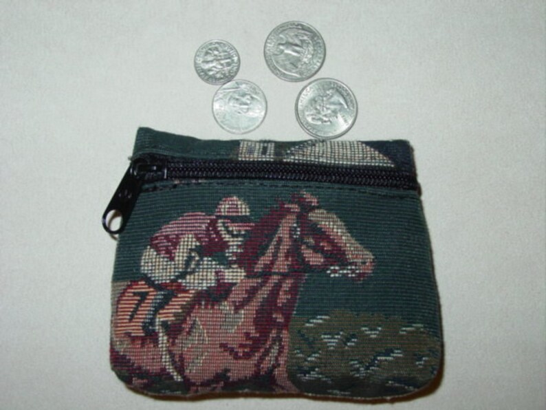 Churchill Downs Bag Horse Racing Coin Purse Tapestry Coin Etsy