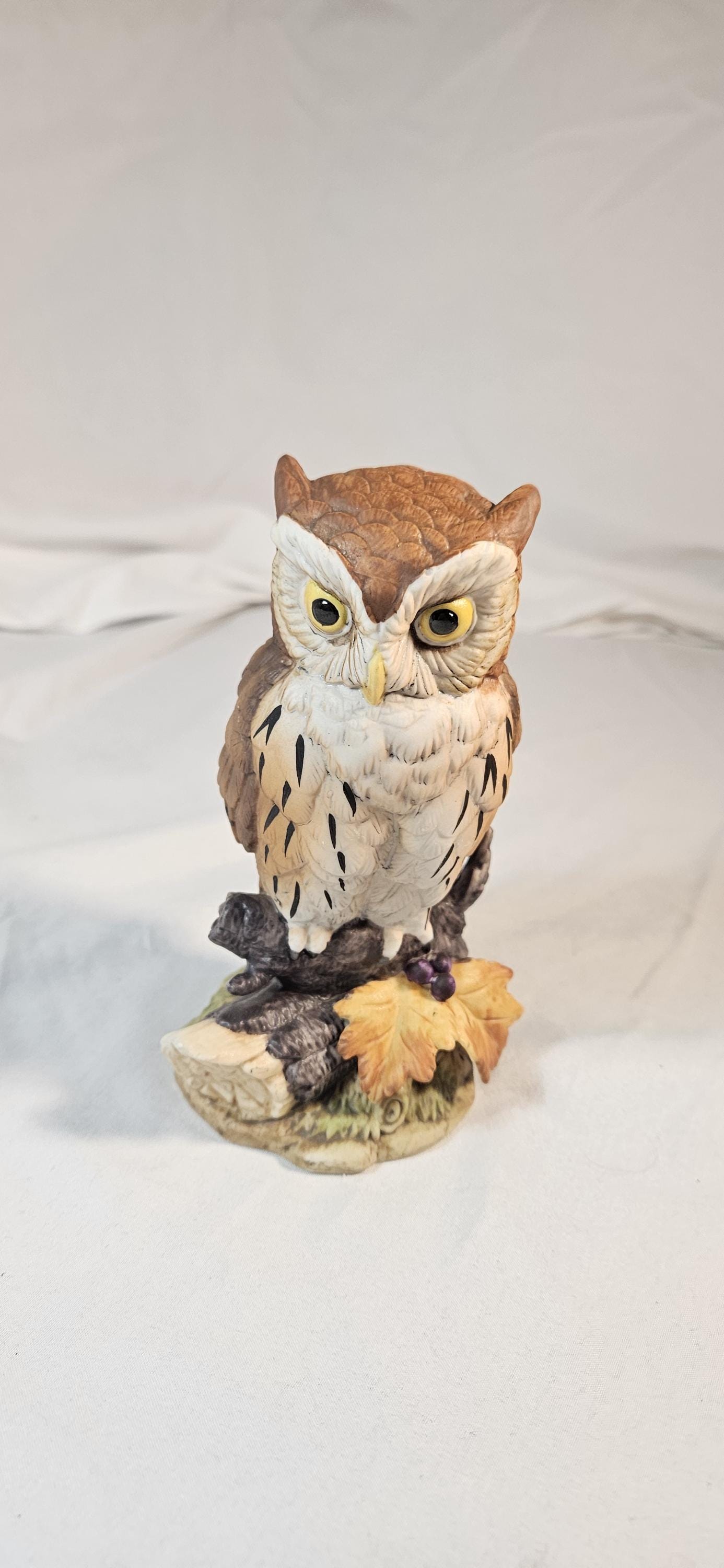 Vintage Great horned owl figurine by Andrea by Sadek