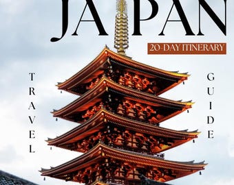 Complete Japan Trip Planner 2025 | 20-Day Tokyo-Kyoto-Osaka Itinerary + Budget Tracker | Notion Template