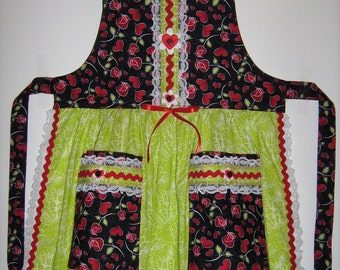 Child's Kissed By A Rose Full Apron (SALE)