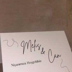 Tarjetas de lugar | Compromiso | Boda | Alheña
