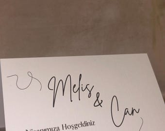 Place cards | Engagement | Wedding | Henna